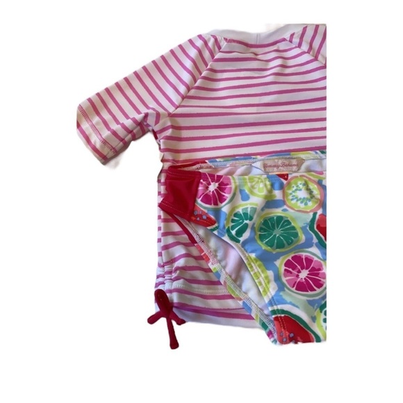 🌺TOMMY BAHAMA Toddler Fruity Rash Guard Swim Set Size 3T — missing tag🌺 - Picture 6 of 6